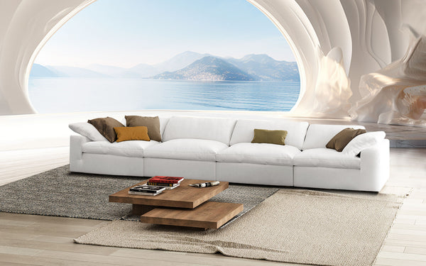 Zephyrus 4pc Modern Motion Sectional Sofa