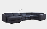 Violetta 6pc Modern Motion Reclining Sectional