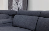 Violetta 6pc Modern Motion Reclining Sectional