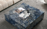 Evander Sintered Stone Square Coffee Table