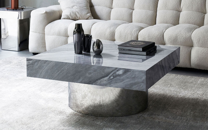 Aphrodite Sintered Stone Square Coffee Table