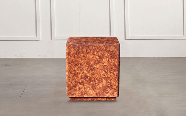 Cassandra Veneer Stone Side Table