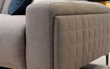 Wide armrest | Fabric | Lavandula Modern Motion Reclining Sectional | Mofit Home Furniture