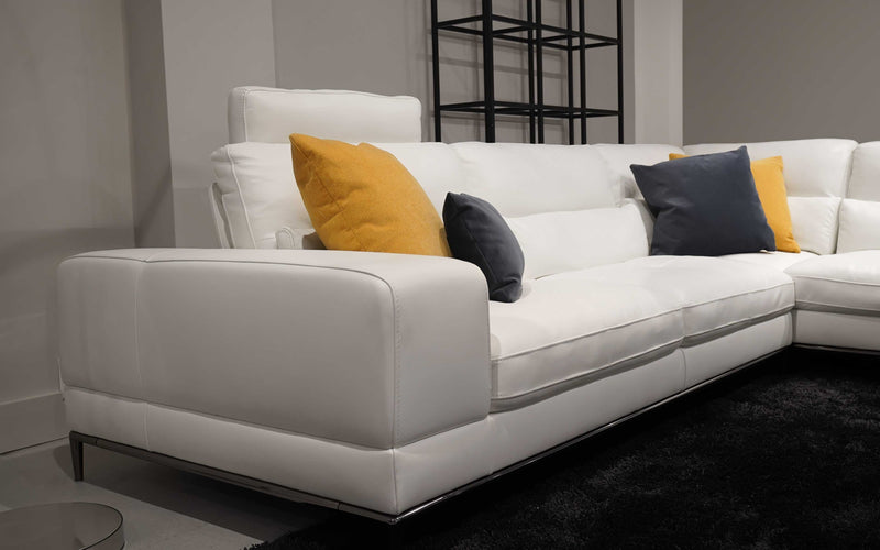 Grecale Modern Motion Sectional Sofa with Adjustable Headrests