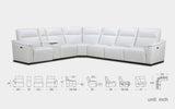 Datura Modern Motion Sectional Sofa